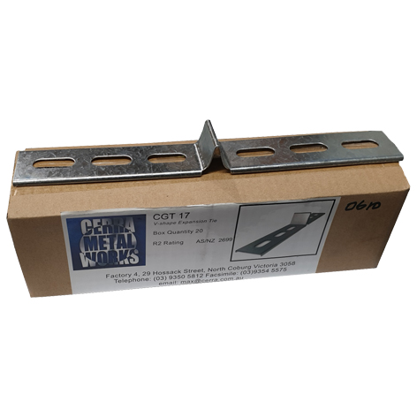 Expansion Ties Galvanised Wall Ties 280mm Box of 20