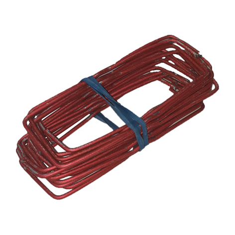 Wall Ties Wire Red Heavy Duty Gal 175mm x 4.0mm x Qty 50 - Image 2