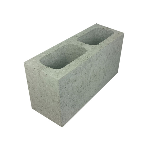 Besser Block Full 390 x 190 x 140 Masonry Concrete Grey Block - Image 2