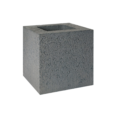 Besser Block Half 190 x 190 x 190 Masonry Concrete Grey Block - Image 2