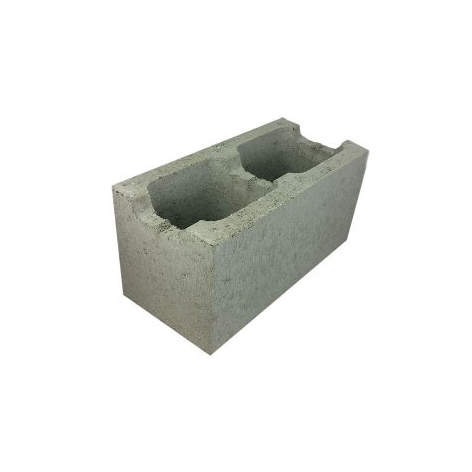 Besser Block Channel 390 x 190 x 190 Masonry Concrete Grey Hollow Block - Image 2