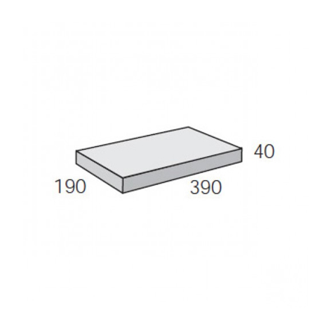 Besser Block Caps 390 x 190 x 40 Masonry Concrete Grey Block - Image 2