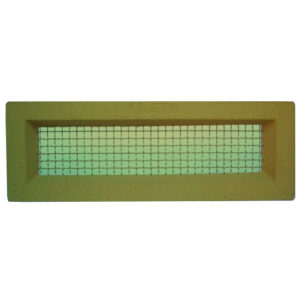 Vent Cream 455 x 160 Brass Wire Ventilation Aleta