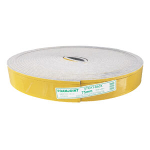 Foamjoint Self Adhesive 75mm x 10mm x 25m Sticky-Back Ableflex VESPOL