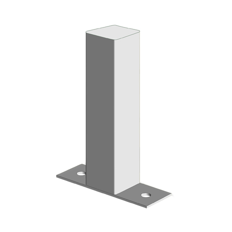 Uni-Pier Post 75 x 75 x 2.5mm Post Stirrup 2800mm