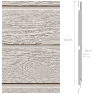 Weathertex Selflok Ecogroove 150mm Woodsman 300 x 9.5 x 3660mm