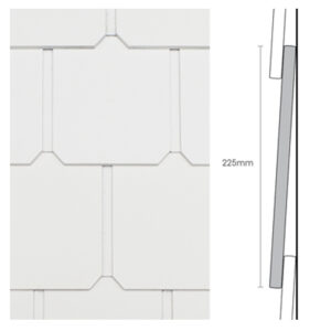 Weathertex Classic Wall Shingles Plus 225 x 9.5 x 1195mm Smooth