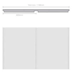 Weathertex 3660 x 1196 x 9.5mm WeatherGroove Smooth 600mm Groove