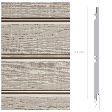 Weathertex Selflock Millwood Ruff Sawn 300mm x 9.5mm x 3660mm - Image 2