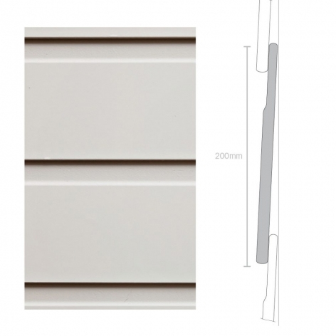 Weathertex Classic Rusticated Smooth 200 x 9.5 x 3660mm