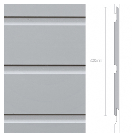 Weathertex Selflok Texwood Smooth 300 x 9.5 x 3660mm - Image 2